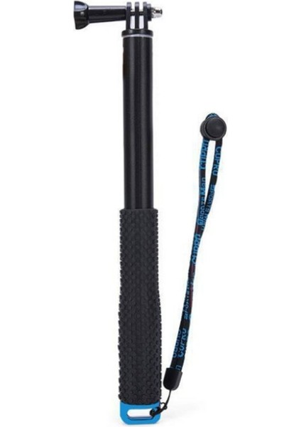 Go Pro Için Siyah Uzatılabilir Sopa El Selfie Çubukları Gopro Hero Için 5 4 6 7 3+ 3 2 1 SJ4000 Xiaomi Yi Için (Yurt Dışından) modelleri