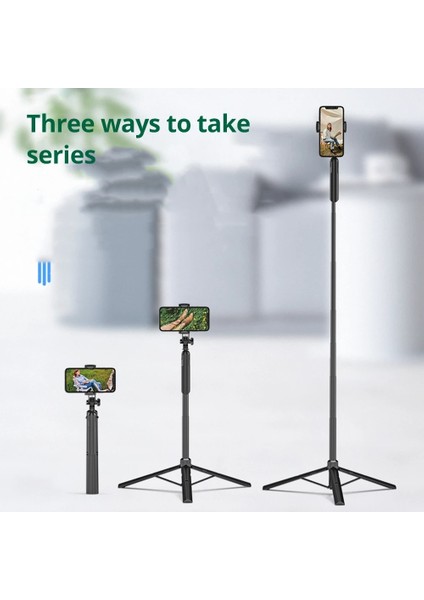 Siyah Ölçeklenebilir Mobil Tripod Otomatik Dengeli Gimbal Sabitleyici Akıllı Telefon Selfie Sopa Iphone/xiaomi Için Kablosuz Bluetooth Kontrolü (Yurt Dışından) modelleri