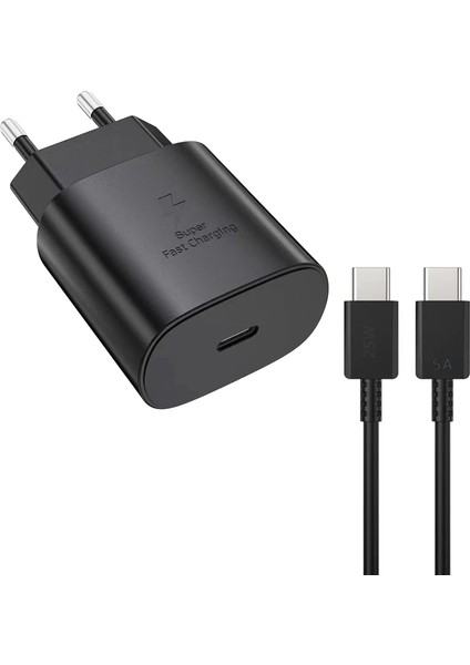 Samsung Note 10 Plus Uyumlu Type-C Şarj Aleti 25W Hızlı Şarj Pd 3.0