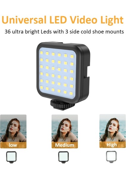Paket 2 Yeni Profesyonel Vlog Video Çekim Kitleri, Mini Tripodlu Slr Kamera Akıllı Telefon Kaydı Için Bluetooth Selfie Kontrolü (Yurt Dışından) indirimleri
