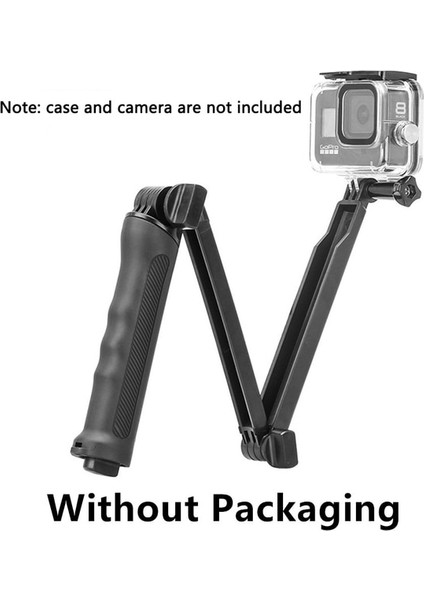 Hongdak 3 Yollu Kavrama Su Geçirmez Selfie Çubuk Tripod Yüzen El Monopod Gopro Hero 10 9 8 7 6 5 Selfie Çubuk Tripod Monopod (Yurt Dışından)