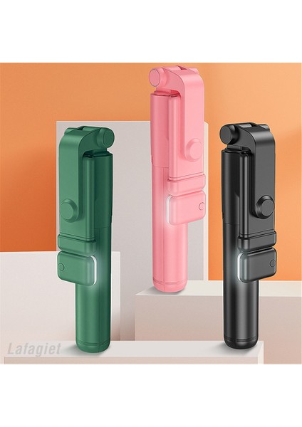 Siyah Dolgu Işığı Yok Yenı Bluetooth Kablosuz Selfie Çubuğu Mini Tripod Uzatılabilir Monopod Dolgu Işığı ile Ios Android Telefon Standı Tutucu Için Uzaktan (Yurt Dışından)