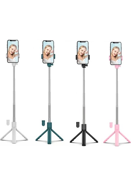 R1 Yeşil Işık Yok Selfie Çubuğu Tripod Kablosuz Bluetooth Uzaktan Kumanda Teleskopik Katlanabilir Dolgu Işığıyla Uzatılabilir 360° Döndürülebilir Telefon Tutucu (Yurt Dışından) fırsatları