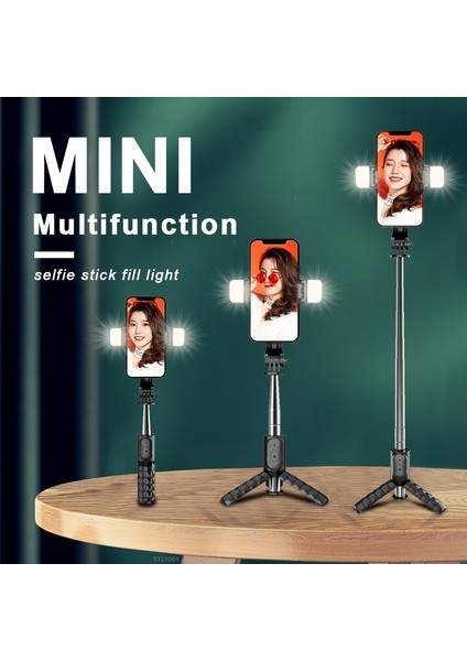 Paket 2 Fangtuosı Yeni 152MM Mini Kablosuz Bluetooth Selfie Çubuğu Dolgu Işığı ile Katlanabilir Mini Tripod 360 ° Döndürme Telefon Standı Tutucu (Yurt Dışından) fiyatları