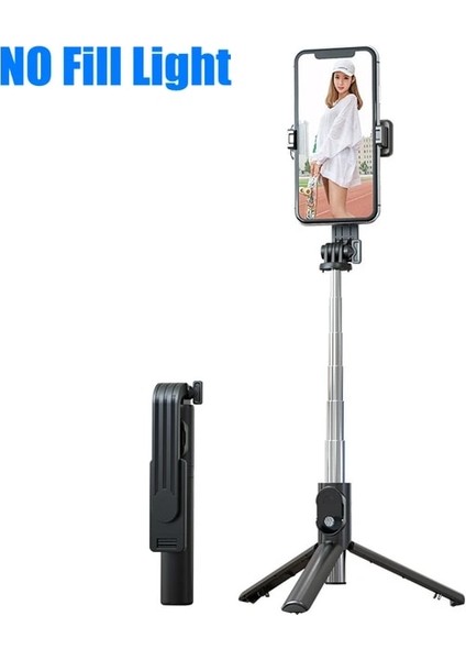 Siyah Dolgu Işığı Yok Fangtuosı 2023 Yeni Bluetooth Selfie Çubuğu Katlanabilir Kablosuz Tripod Bluetooth Deklanşör Dolgu Işığı Monopod iphone Için (Yurt Dışından)