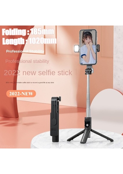 Siyah Dolgu Işığı Yok Fangtuosı 2023 Yeni Bluetooth Selfie Çubuğu Katlanabilir Kablosuz Tripod Bluetooth Deklanşör Dolgu Işığı Monopod iphone Için (Yurt Dışından)