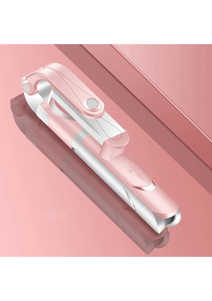 Pembe 3 In 1 Selfie Sopa Telefon Tripod Uzatılabilir Monopod Telefon Tutucu Bluetooth Uyumlu Uzaktan Akıllı Telefon Selfie Sopa Için (Yurt Dışından)