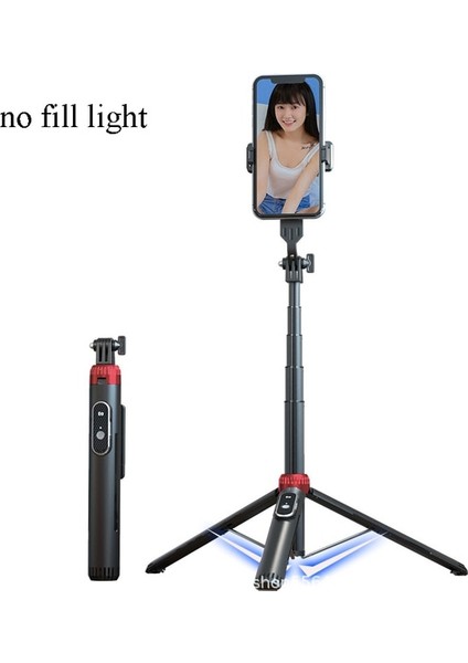 Mavi Yenı Kablosuz Bluetooth Uyumlu Selfie Çubuğu Katlanabilir Uzatılabilir Tripod Kamera iphone Dolgu Işığı Deklanşör Uzaktan Kumanda ile (Yurt Dışından)