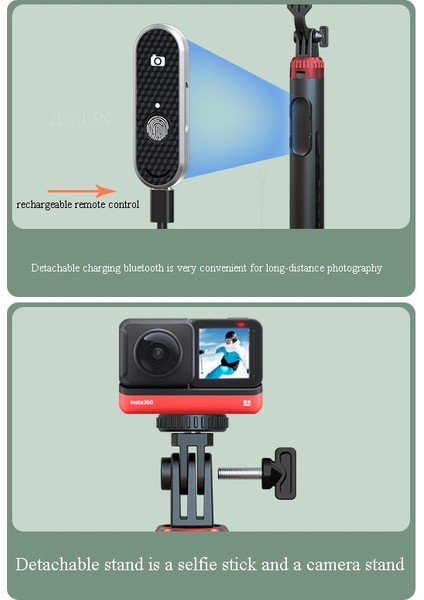 Mavi Yenı Kablosuz Bluetooth Uyumlu Selfie Çubuğu Katlanabilir Uzatılabilir Tripod Kamera iphone Dolgu Işığı Deklanşör Uzaktan Kumanda ile (Yurt Dışından) fırsatları