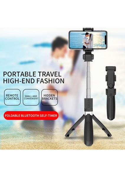 Mavi Pınzheng Bluetooth Özçekim Çubuğu Tripod Uzaktan Kumanda ile Katlanabilir Monopod Xiaomi iPhone Akıllı Telefonlar Için Kablosuz Özçekim Çubuğu (Yurt Dışından)