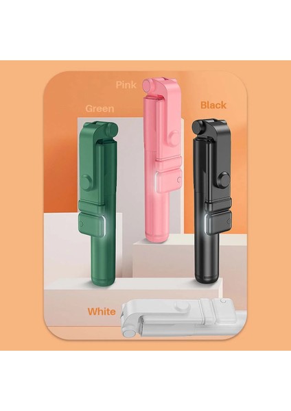 R1 Pembe Bluetooth Selfie Sopa Cep Telefonu Tutucu Geri Çekilebilir Taşınabilir Çok Fonksiyonlu Mini Tripod Kablosuz Uzaktan Deklanşör (Yurt Dışından) indirimleri