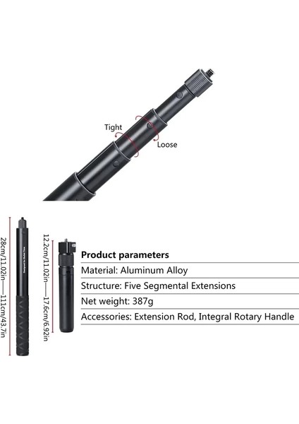 70CM Selfie Sopa Evrensel Selfie Sopa Bullet Time El Tripod Görünmez Selfie Sopa INSTA360 One X3 Rs R X2 x Insta 360 Aksesuarları (Yurt Dışından) fiyatları