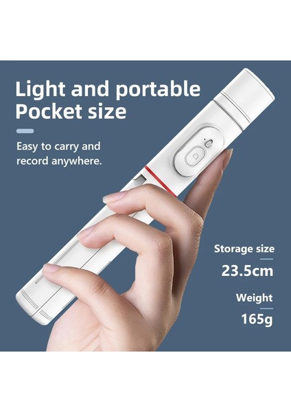 Pembe Çanta Ekle Taşınabilir Selfie Çubuğu Tripod Dolgu Işığı ile Uzatılabilir Monopod iPhone 14 Pro Xiaomi Huawei P50 Samsung Vlog Canlı Kayıt (Yurt Dışından) indirimleri