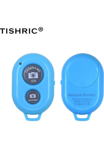 TSR307-YELLOW Tıshrıc Kablosuz Bluetooth Telefon Zamanlayıcı Tripod iPhone Xiaomi Selfie Sopa Kablosuz Uzaktan Kumanda Deklanşör (Yurt Dışından) fiyatları