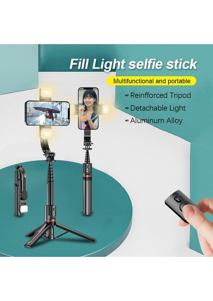 Mikrofon(Ty-C) Işık Yok Fgclsy Yeni 2022 Bluetooth Kablosuz Selfie Çubuğu Uzaktan Kumanda Deklanşörü Dolgu Işığı ile Fotoğraf Çekme Tripod Canlı Yayın Standı (Yurt Dışından) fırsatları