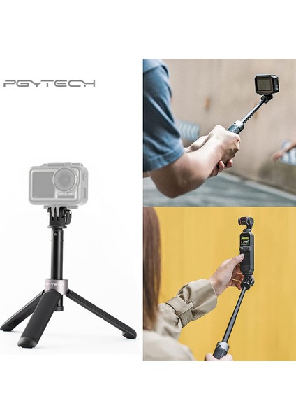Pgytech Uzatma Direği Tripod Katlanabilir Selfie Çubuğu Mini Ahtapot Tripod GOPRO/INSTA360/FEIYU Cep/xiaoyi El Kamera Standı (Yurt Dışından)