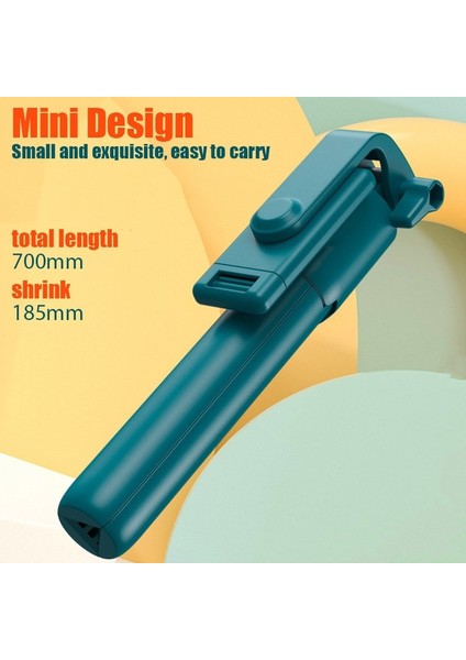 003 2023 Yenı Bluetooth Kablosuz Selfie Çubuğu Mini Tripod Uzatılabilir Monopod Ios Android Telefon Için Dolgu Işığı ile Uzaktan Deklanşör Sıcak (Yurt Dışından)