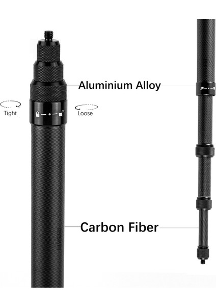 Telefon Klipsi ile 3m INSTA360 One X2 One R One x Için Görünmez Selfie Çubuğu Gopro Max Gopro 9 Için Ultra Hafif Karbon Fiber Aksiyon Kamera Aksesuarı (Yurt Dışından)