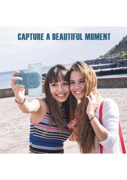 C Telefon El Selfie Güçlendirici Tutucu El Kavrama Bluetooth Uyumlu Tutucu Telefon Tutma Deklanşör Kamera El Manyetik I8I3 (Yurt Dışından)