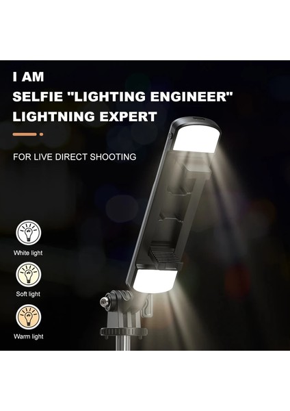 Beyaz Ayna ile Bluetooth Selfie Çubuğu Tripod Doldurma Işığı Katlanabilir Uzaktan El Monopod Sabitleyici Cep Telefonu Akıllı Telefon Için Kablosuz Kontrol (Yurt Dışından) indirimleri