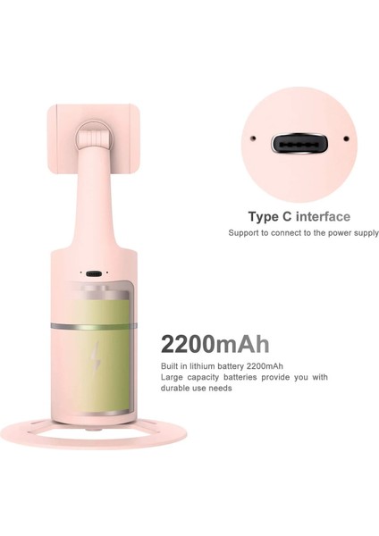 T2-Otomatik Yüz Izleme Özellikli Telefon Selfie Çubuğu Akıllı 360 ° Aı Destekli Geniş Vlog Sabitleyici Gimbal ve Zy (Yurt Dışından) fırsatları