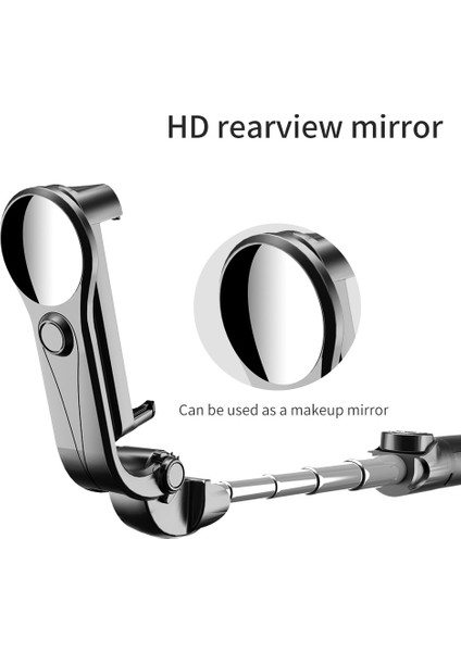 Yeşil Evrensel Bluetooth Selfie Çubuğu Aynalı Kablosuz Mini Tripod Uzatılabilir Monopod iPhone Için Android Için Samsung Için (Yurt Dışından)