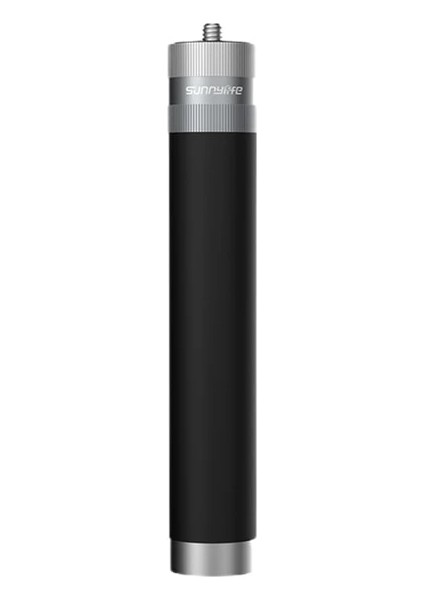 Aksiyon Kamerası Için Siyah Uzatma Selfie Çubuğu Alüminyum Alaşımlı Uzatılabilir Monopod El Tutacağı, Ipli Çanta 1/4 Standart Vida (Yurt Dışından)