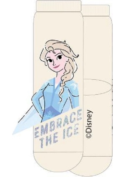 Disney Frozen 21550 Lisanslı 3'lü Çocuk Soket Çorap