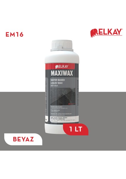 Em16 Maxiwax Doğal Taş Süt Cila - 1 Lt.