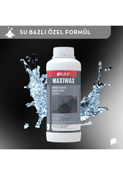 Em16 Maxiwax Doğal Taş Süt Cila - 1 Lt.