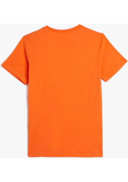 Tişört Kısa Kollu Slogan Baskılı Pamuklu fiyatları