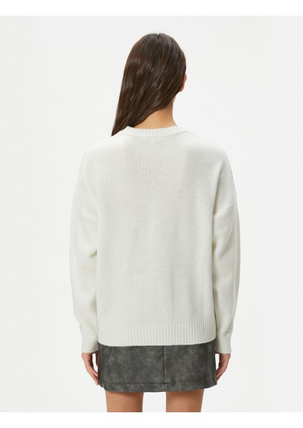 Triko Kazak Yumuşak Dokulu Yıldız Desenli Uzun Kollu fırsatları