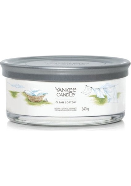 Yankee Candle 1630816E Çoklu Fitil Mum Clean Cotton®