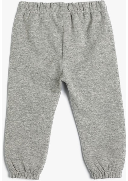 Basic Jogger Eşofman Altı Beli Lastikli Baskı Detaylı fiyatları