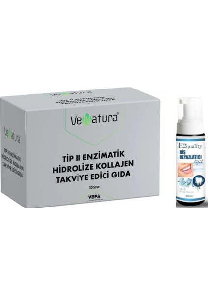 Tip Iı Enzimatik Hidrolize Kollajen 30 Saşe - Diş Beyazlatıcı Köpük
