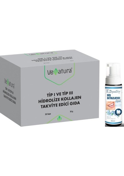 Tip I Ve Tip Iıı Hidrolize Kollajen 30 Saşe - Diş Beyazlatıcı Köpük