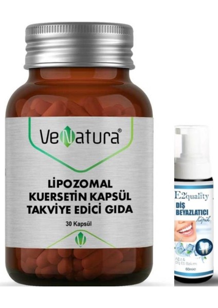 Lipozomal Kuersetin 30 Kapsül - Diş Beyazlatıcı Köpük