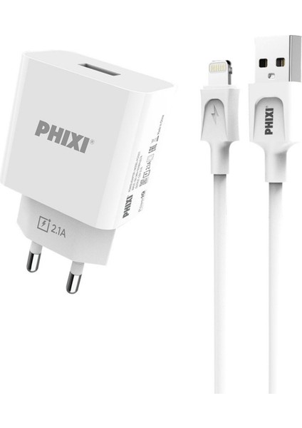 Force Lightning USB Power Iq 10W / 2.1A Kablolu Şarj Cihazı Iphone Uyumlu PCH251L