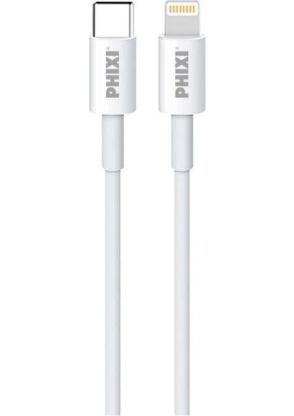 Force Pd Destekli 15W Type-C To Lightning USB Kablolu Şarj Cihazı Iphone Uyumlu QCH281L