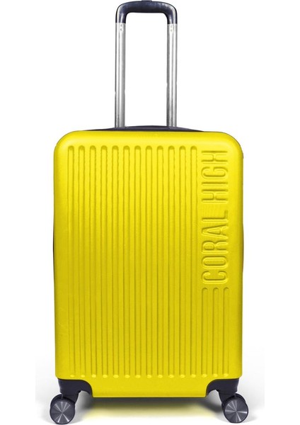 Abs Sarı Orta Boy Valiz 16457