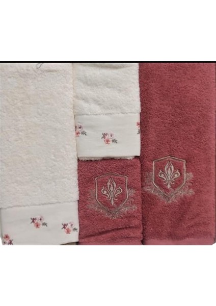 Banyo-Hamam Takımı Lovely Somon-Kiremit