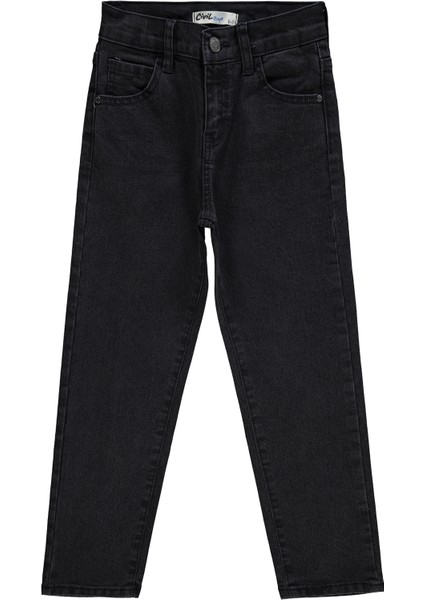 Erkek Çocuk Kot Pantolon 10-13 Yaş Füme