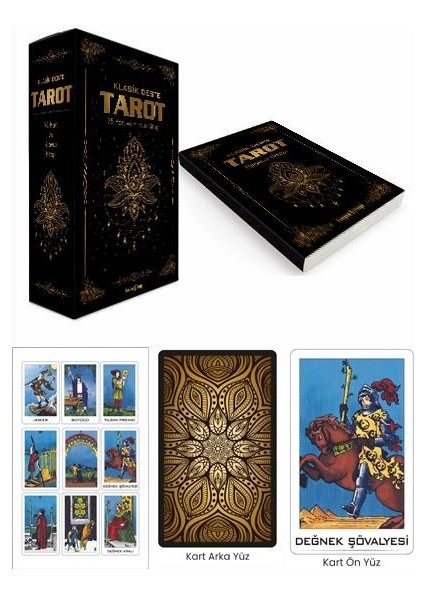 Klasik Tarot Destesi - 78 Kart ve Kılavuz Kitap