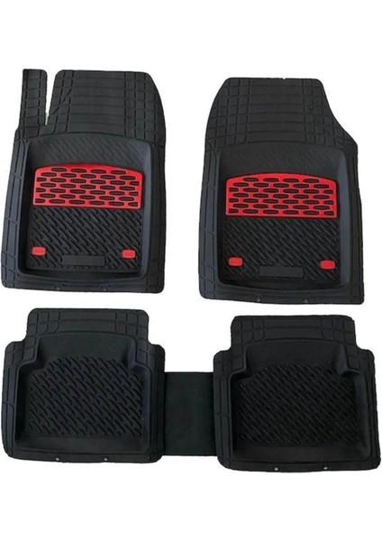 Vw Passat B6 05-10 / B7 11-14 / cc 08- 3D Paspas Üniversal Kırmızı
