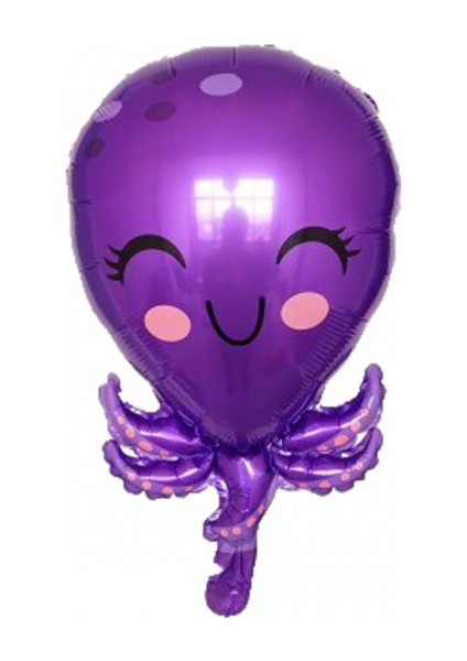 Ahtapot Folyo Balon Mor