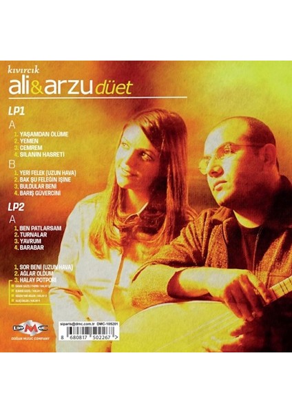 Kıvırcık Ali ve Arzu - Düet - 2 Plak