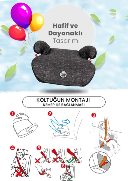 905 Gotime 15 36 kg Yükseltici Oto Koltuğu modelleri