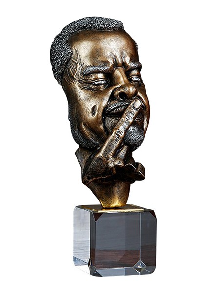 Poly Dekoratif Kristal Amerikan Figür 32X13CM