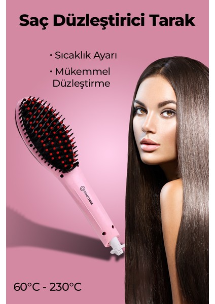 Fast Hair Straightener HQT-906 Saç Düzleştirici Tarak