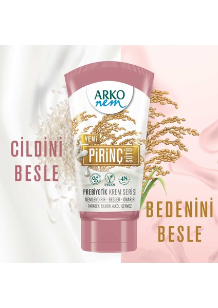 Nem Prebiyotik Krem Serisi Pirinç Sütü 3 x 60 ml